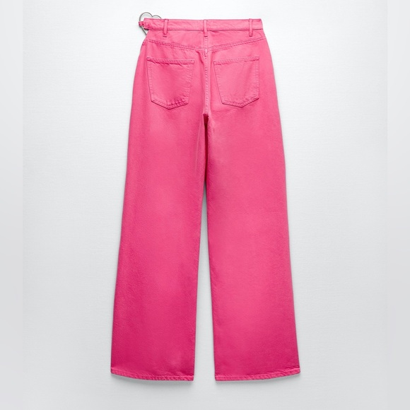 Zara pink jeans with heart ring valentines collection - Picture 3 of 12